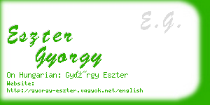 eszter gyorgy business card